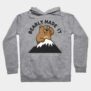 Bearly Made It Funny Hiking and Camping Hoodie